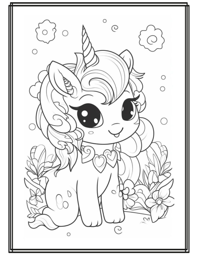 Unicorn Coloring Book for Girls - GN Press: Unleashing Creativity ...