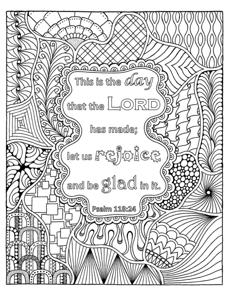 Psalms Coloring Book for Teens and Adults GN Press Unleashing