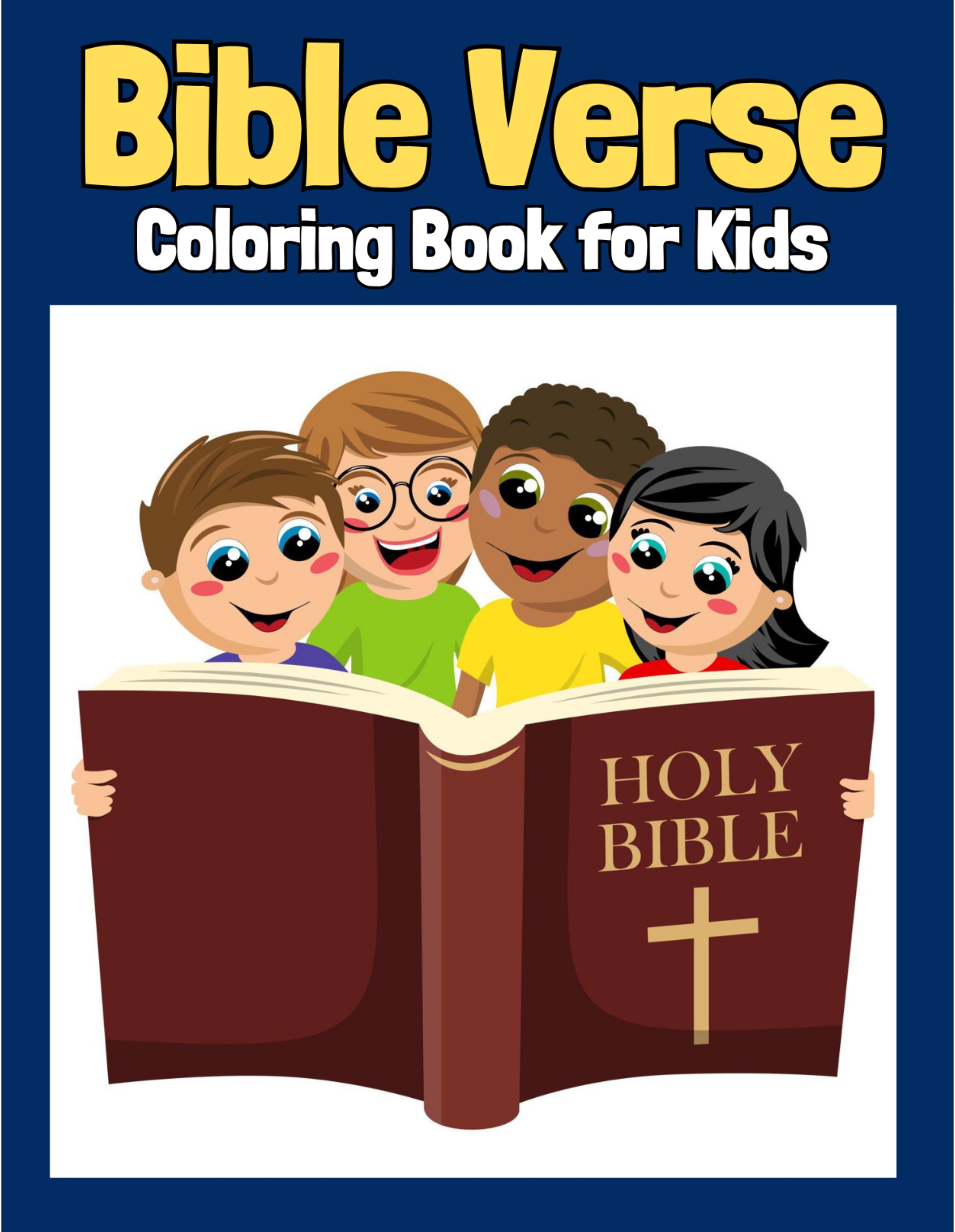 Bible verse Coloring Book for Kids - GN Press: Unleashing Creativity ...