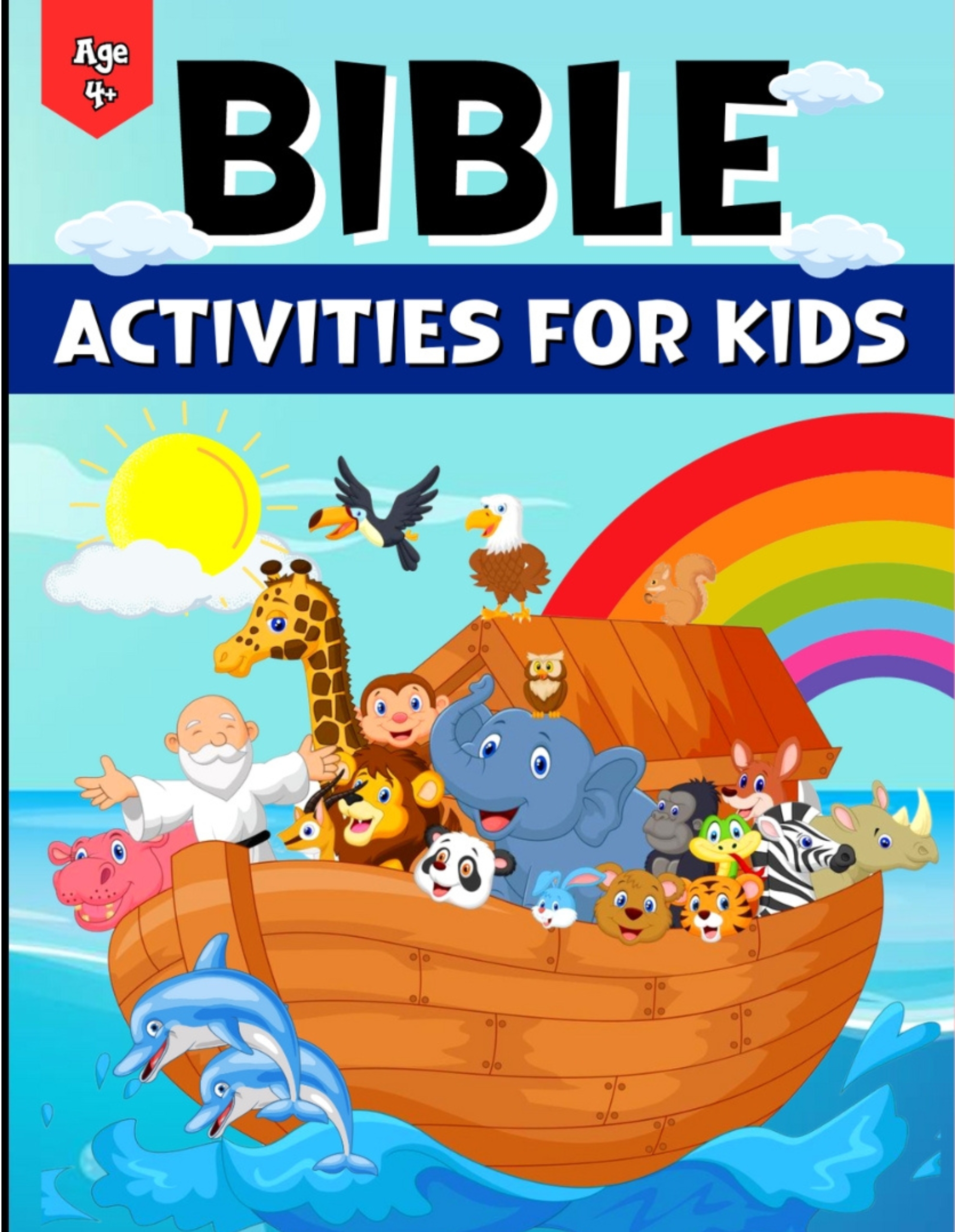 Bible Sketch Book: Fun Activity Workbook For Kids Ages 4-8 For